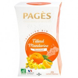 Pages Infusion Sommeil Tilleul Mandarine 20 sachets (lot de 3)