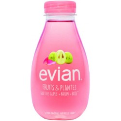 Evian Raisin et Rose 37cl (pack de 12)