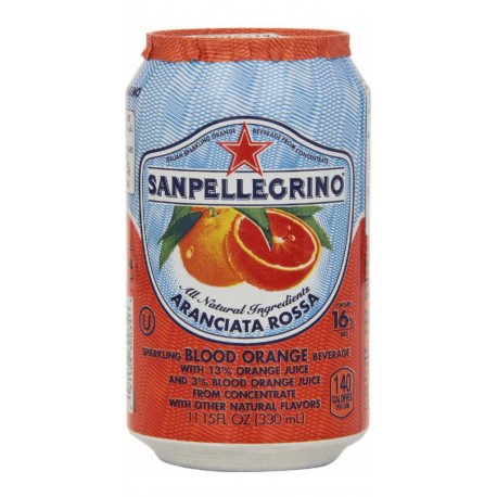San Pellegrino Orange Sanguine Aranciata Rossa 33cl (lot de 24)