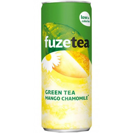 Fuze Tea Thé Vert Mangue Camomille 25cl (pack de 24)