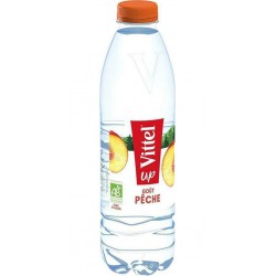 Vittel Up Eau minérale saveur pêche BIO 1L