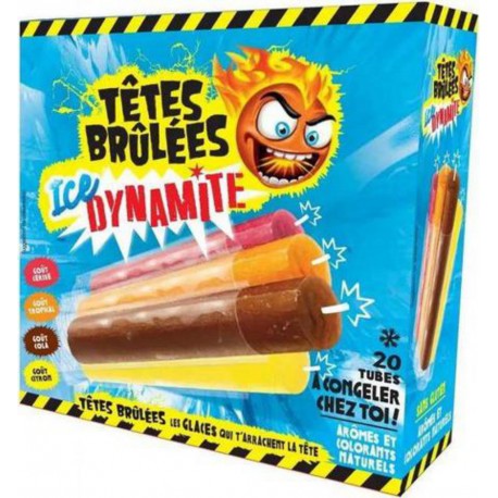 Têtes Brûlées Ice Dynamite Bâtons Glacés 20ml (lot de 3 soit 60 tubes glacés)