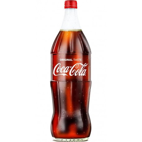 Coca-Cola Soda à base de cola goût original 1L verre