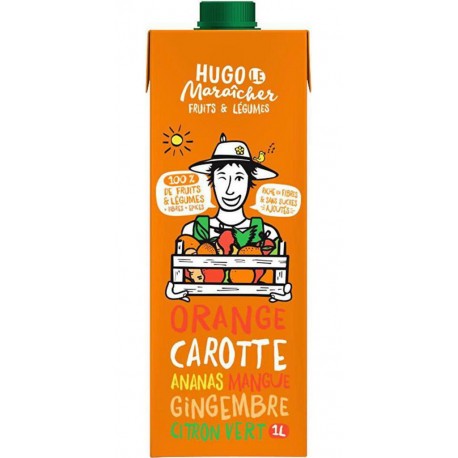 Hugo Le Maraîcher Jus de fruits et légumes 1L