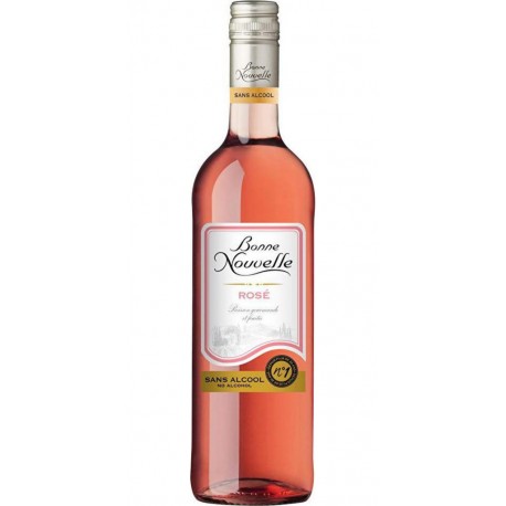 BONNE NOUVELLE Boisson Fermentée Sans Alcool Rosé 0.03% 75cl