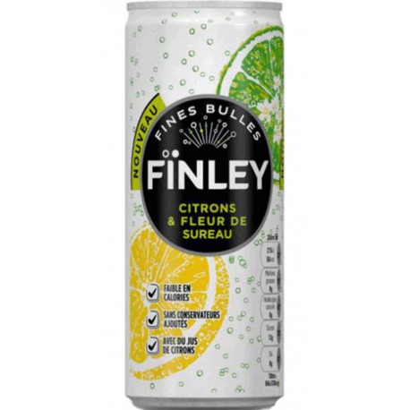 Finley Citrons & Fleur de Sureau 25cl (pack de 24)