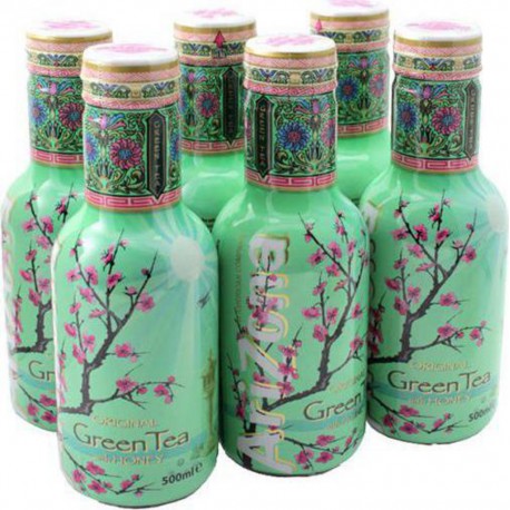 Arizona Thé Vert et Miel 50cl (pack de 6)