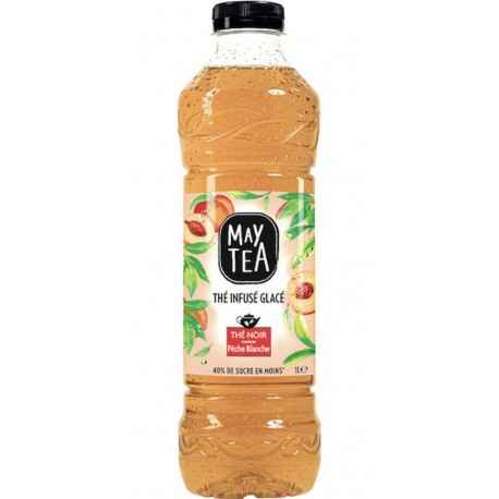 May Tea Pêche Blanche 33cl (pack de 12)