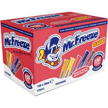 Mr.Freeze Standard “Classic” 50ml (150 bâtons glacés)