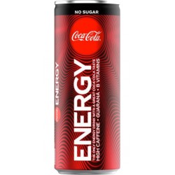 Coca-Cola Energy No Sugar 25cl (lot de 72)