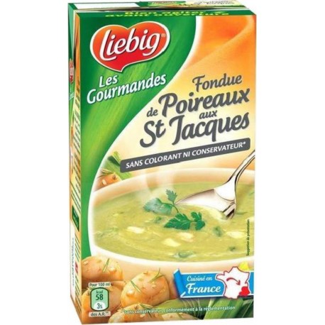 Liebig Fondue de Poireaux aux St Jacques (lot de 3)