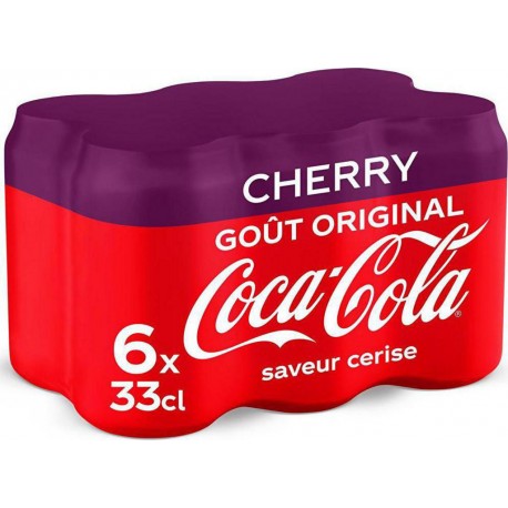 Coca-Cola Cherry Cerise  33cl (pack de 6)