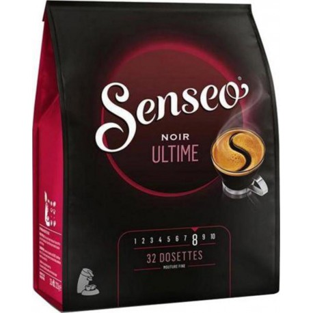 Douwe Egberts Senseo Noir Ristretto Ultime (lot de 64 dosettes)