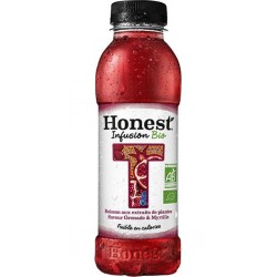 Honest Tea Grenade et Myrtille Bio 37,5cl (pack de 12)