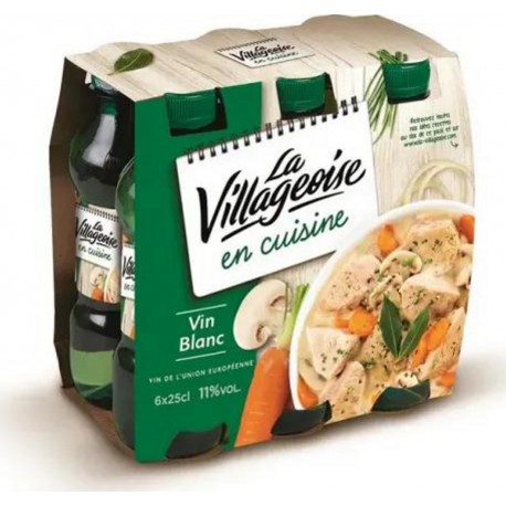 La Villageoise blanc 25cl 11%vol (pack de 6)