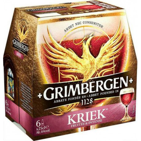 Grimbergen Bière kriek 25cl 6%vol. (pack de 6)