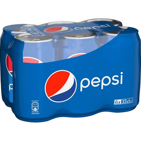 Pepsi 33cl (pack de 6)