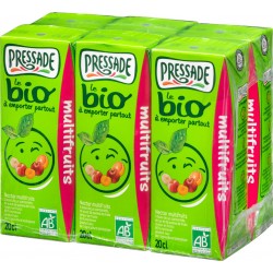 Pressade Nectar Multifruits Bio Briquettes 6x20cl (pack de 6)