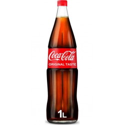 COCA-COLA Soda au cola goût original verre consigné 1 L