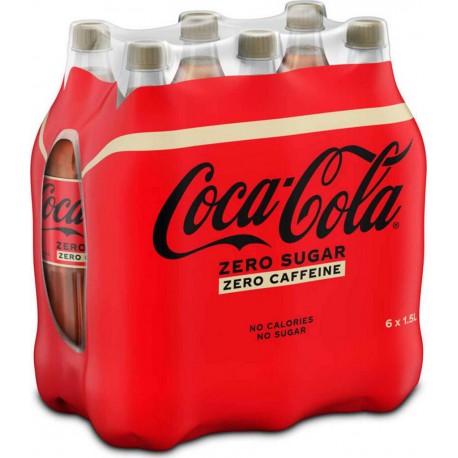 Coca-Cola Zéro sans caféine 1,5L (pack de 6)