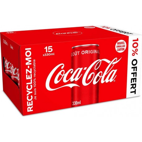 Coca-Cola 15x33cl (pack de 15)