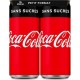 Coca-Cola Boisson gazeuse au cola sans sucres 4 x 25cl (pack de 4)