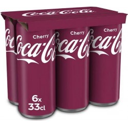 Coca-Cola Cherry Cerise 33cl (pack de 6)
