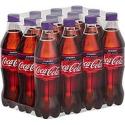 Coca-Cola Cherry Cerise 50cl (lot de 2 packs de 12 soit 24 canettes)