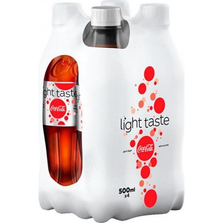 Coca-Cola Light Taste 50cl (lot de 6 packs de 4 soit 24 bouteilles)