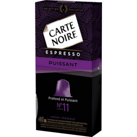 Carte Noire Espresso Puissant (boîte de 40 capsules)