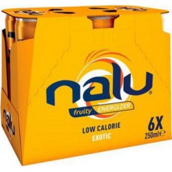 NALU Boisson énergisante Exotic 25cl (pack de 6)