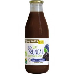 PAYSANS D'ICI JUS DE PRUNEAUX BIO 75cl