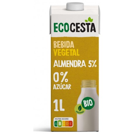 Ecocesta Boisson Végétale Aux Amandes Bio Sans Sucre 1L