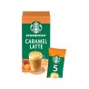 STARBUCKS Café Soluble Caramel Latte (La boite de 5) STICKS L