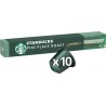STARBUCKS Café capsules Compatible Nespresso Pike Place Roast intensité 7 By Nespresso 10 capsules