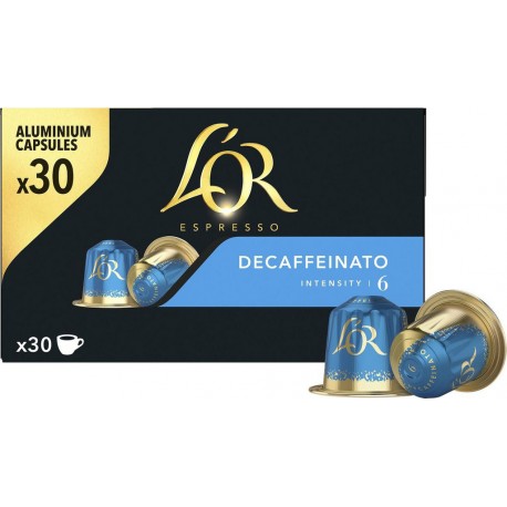 L'OR ESPRESSO Café capsule décaffeinato compatible Nespresso x30