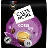 CARTE NOIRE Café dosettes Corsé n°7 compatibles Senseo (36 dosettes)
