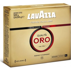 LAVAZZA Café moulu Qualita Oro 100% arabica 2x250g 500g