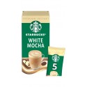 STARBUCKS Café Soluble White Mocha (La boite de 5 sticks)
