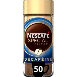 NESCAFE Café Soluble Spécial Filtre Décaféiné x50 100g