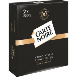 CARTE NOIRE Café moulu Classique 100% Arabica 2x250g 500g