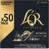 L'OR Café capsules ristretto intensité 11 compatibles Nespresso (x50 capsules)