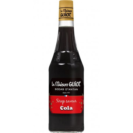 LA MAISON GUIOT Sirop Cola bouteille de 70cl 70cl