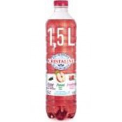 Cristaline Eau de source au jus de fruits Pomme Cassis Framboise 1.5L