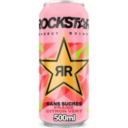 ROCKSTAR CAN STRAWBERRY LIME 50cl