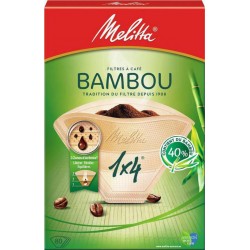 MELITTA Filtres à café bambou x80
